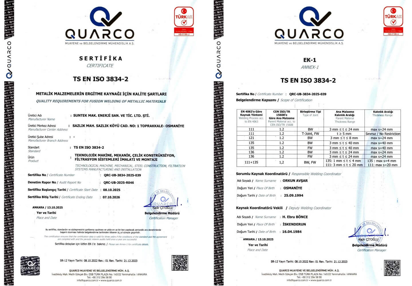 ISO EN 3834